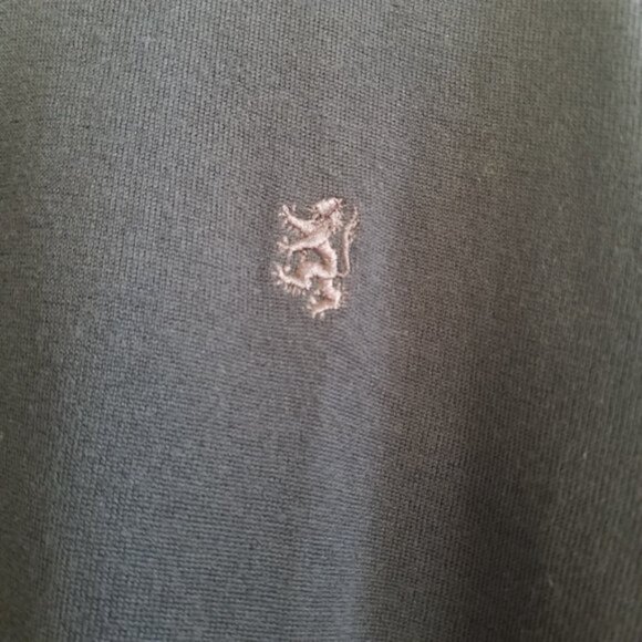 Pringle of Scotland – Navy 100% Merino Wool Men’s Turtleneck Thin Knit Sweater - Picture 2 of 9